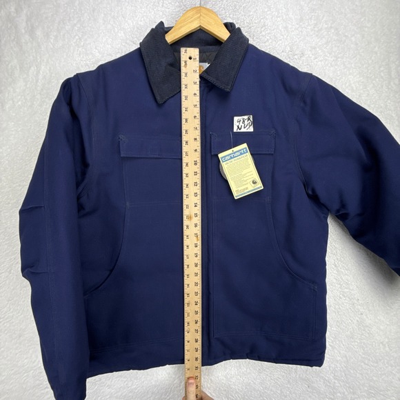 Carhartt Arctic Jacket Nylon Quilt Lined Mens 48 XL CQ182 NVY Navy Blue NWT NOS - Picture 7 of 16